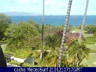 Webcam Wailea Makena Maui Hawaii beaches. Live weather streaming web cameras