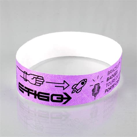 Tyvek event wristband with adhesive closure | Etigo