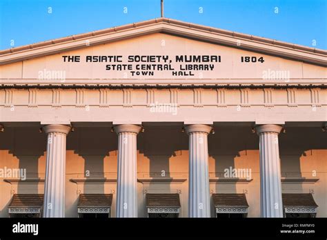 The Asiatic Society of Mumbai and Library, in colonial times the Town Hall, located at Horniman ...