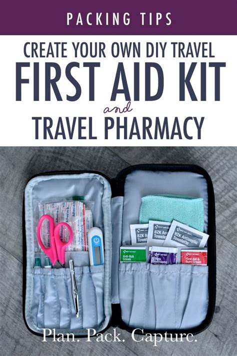 DIY Travel First Aid Kit | Family travel kids, Travel diy, First aid