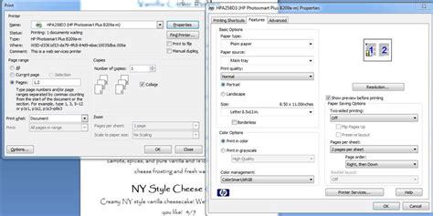 How do I print "2 pages per sheet" properly? It comes out a mess ...