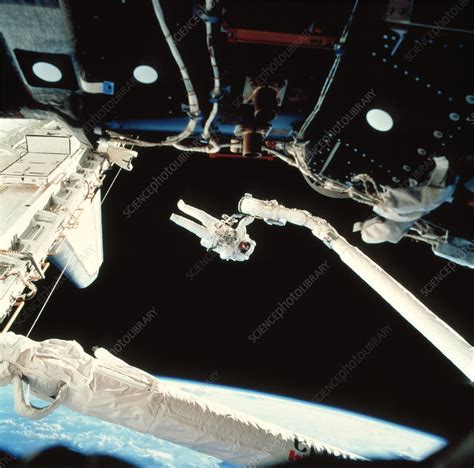 ISS space walk - Stock Image - S565/0032 - Science Photo Library