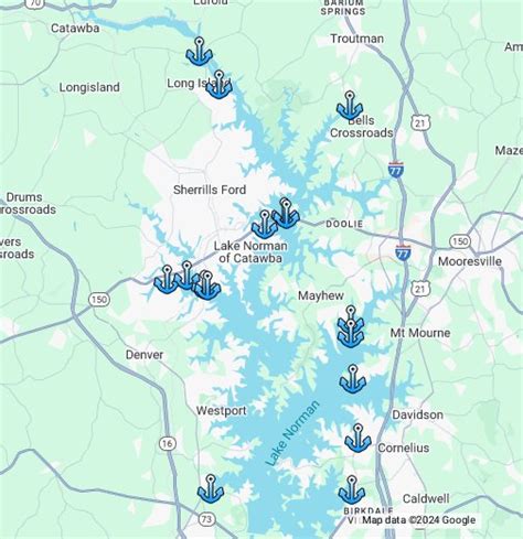 Maps Of Lake Norman