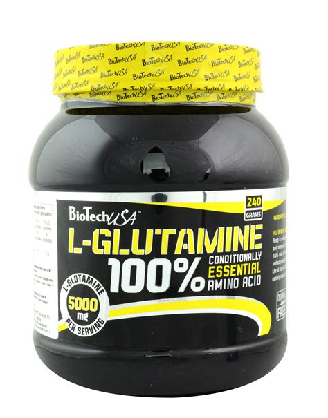 100% L-Glutamine by BIOTECH USA (500 grams)