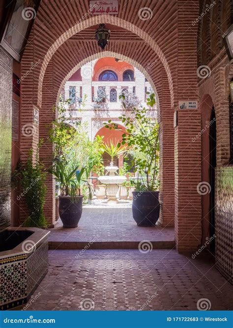 Old Streets of Marrakech Medina District in Morocco Editorial Stock ...