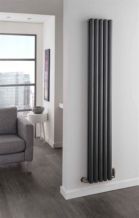 The Radiator Company Ellipsis Double Vertical radiator, This steel radiator has elegan ...