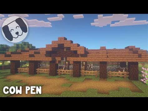 Minecraft Cow Farm Design