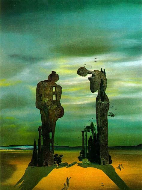 Salvador Dali ~ Paintings from Millet’s “The Angelus” Archaeological Reminiscence of Millet’s ...