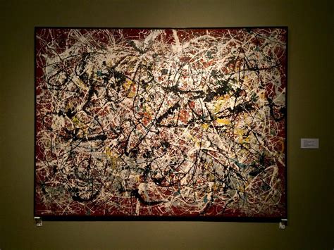 Jackson Pollock Mural On Indian Red Ground Jackson Pollock Mural ...