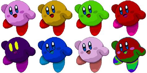 Kirby skins by juan3024 on DeviantArt