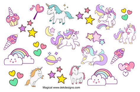 Magical - DEK Designs | Unicorn sticker, Unicorn stickers, Matte sticker paper