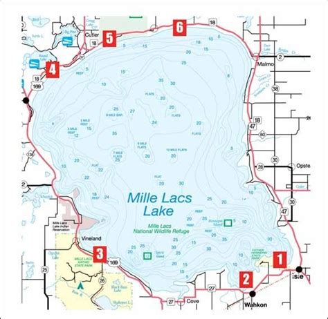 Mille Lacs map | Local | messagemedia.co