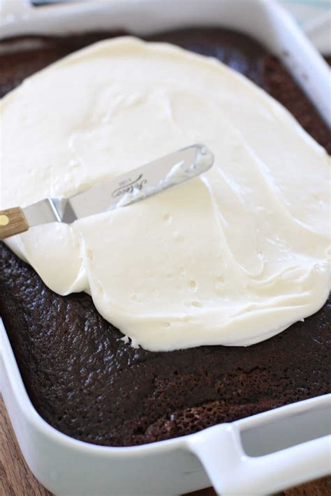 One Bowl Chocolate Cake with Creamy Frosting - The Country Cook