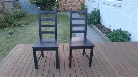 IKEA Kaustby dining chairs on the deck | Alpha | Flickr