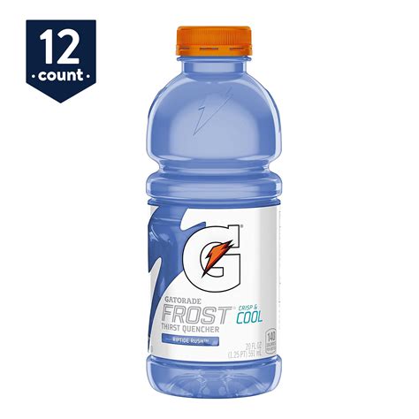 Gatorade Frost Thirst Quencher Sports Drink, Riptide Rush, 20 oz Bottles, 12 count - Walmart.com ...