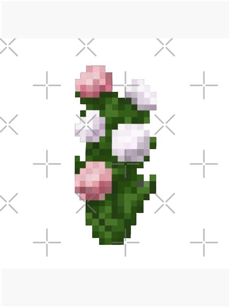 "Minecraft Peony Stay True Resource Pack" Poster for Sale by uncannyjuice | Redbubble