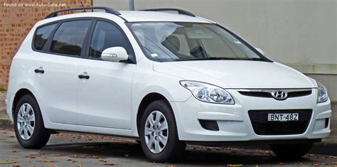 2008 Hyundai i30 I CW | Technical Specs, Fuel consumption, Dimensions