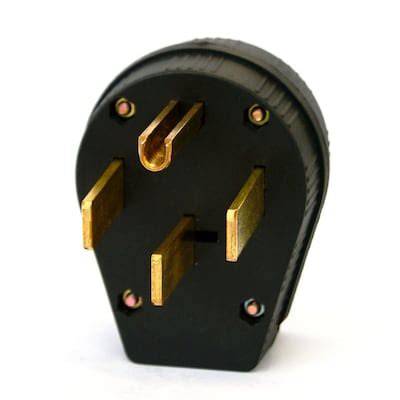 Utilitech 50-Amp-Volt Black 4-Wire Grounding Plug at Lowes.com