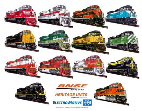 Nebraska rail artist designs modern-day renderings of BNSF predecessor locomotives - Trains ...