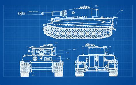 Tiger I Blueprints (Made By Myself) : TankPorn