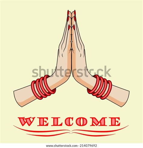 70 Hand Folded Indian Girl Stock Vectors and Vector Art | Shutterstock