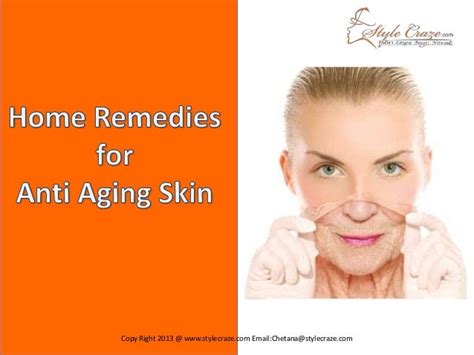 Home Remedies for Anti Aging Skin