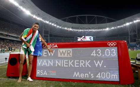 Wayde Van Niekerk wins men's 400 metres in world record 43.03 to claim gold for South Africa and ...