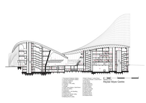 Zaha Hadid Drawings Section