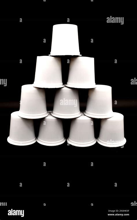 Coffee k-cups stacked in a pyramid shape Stock Photo - Alamy