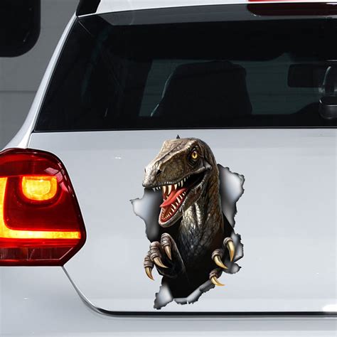 Dinosaur Car Decal, Dinosaur Magnet, Dinosaur Sticker, Car Decoration, Dinosaur Art - Etsy