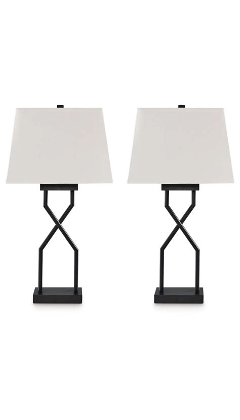 Signature Design by Ashley Brookthrone 070204513 Metal Table Lamp (Set ...