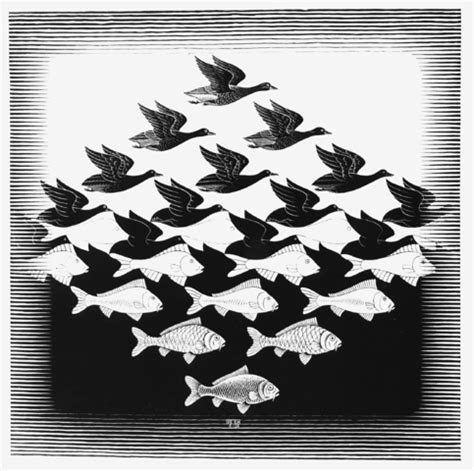 File:Escher Sky&Water 1 1938.png - JoJo's Bizarre Encyclopedia | JoJo Wiki