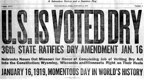 3 Lessons from Prohibition, Which Started Today in 1919