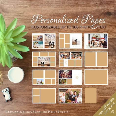 Customized Family Photo Album Design & Print Magazine Style ...