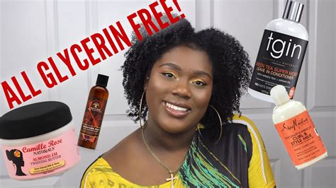 Glycerin Free Products for Natural Hair!! - YouTube