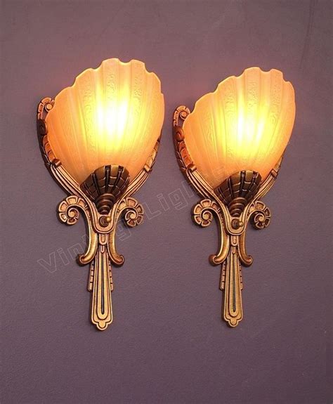 deco wall lights | antique deco lighting | Art deco lamps, Art deco wall lights, Antique wall lights