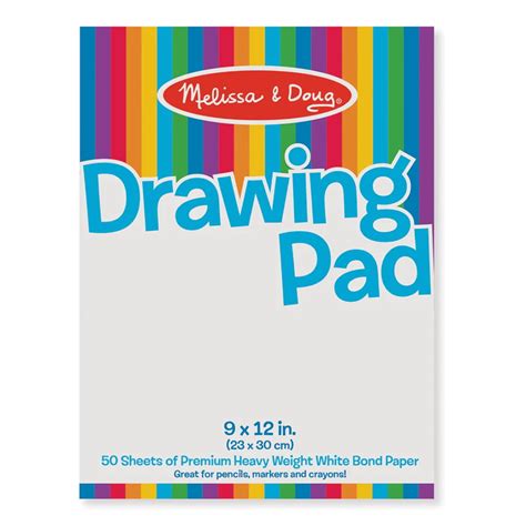 Melissa & Doug Drawing Pad 9 x 12 in - Walmart.com