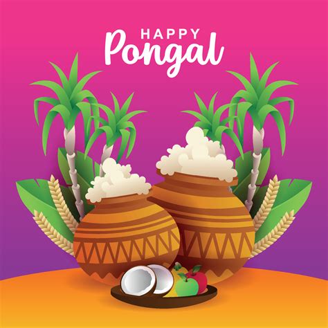 Pongal Festival Concept 4983792 Vector Art at Vecteezy