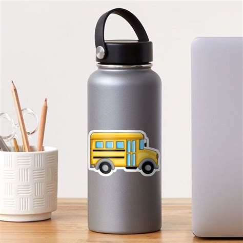 "Cute School Bus" Sticker for Sale by Tie-Dyno | Redbubble