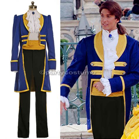 Mens Royal Prince Charming Beauty and The Beast Adult Cosplay Costume S-PLUS SZ | eBay