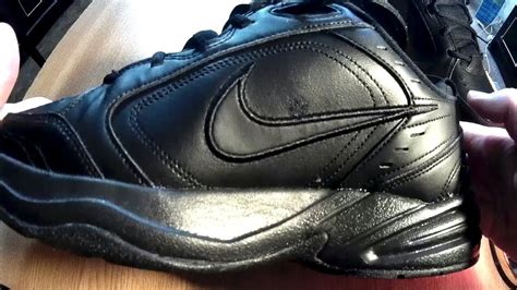 Nike Air Monarch Black Review - YouTube