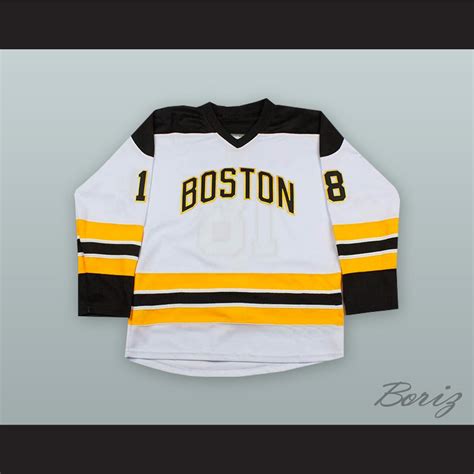 Happy Gilmore 18 Boston Alternate White Hockey Jersey on Storenvy