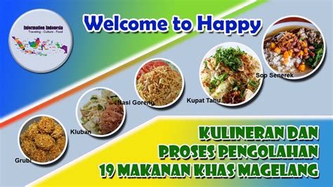 Information Indonesia 19 Makanan Khas Magelang Jateng / 19 Typical Food of Magelang, Central ...