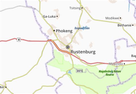 MICHELIN Rustenburg map - ViaMichelin