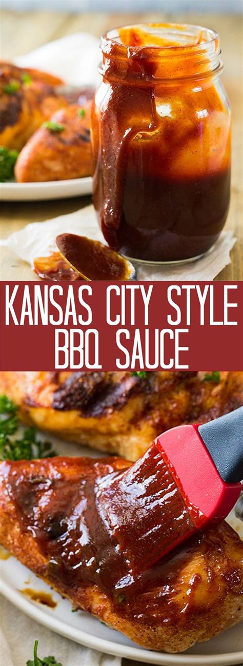 This Kansas City Style BBQ Sauce is the perfect finishing touch to your grilled foods. It's rich ...