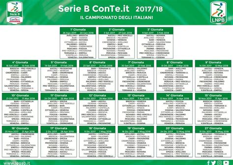 Italian Serie B 2017-18 fixtures announced : soccer