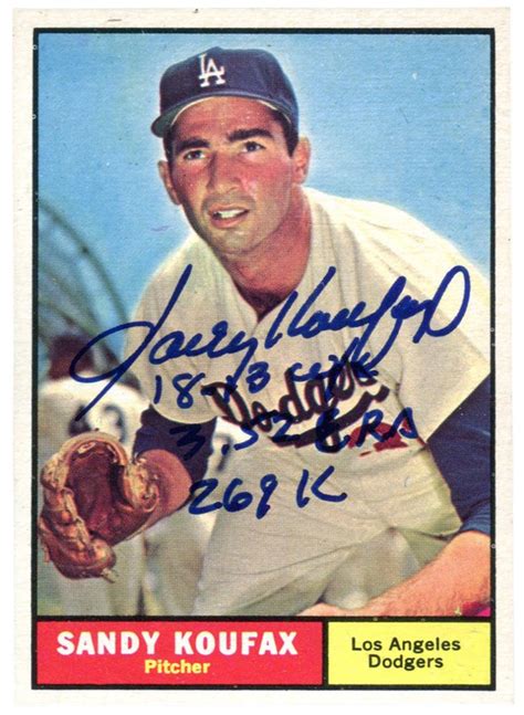 Sandy Koufax | PSA AutographFacts℠