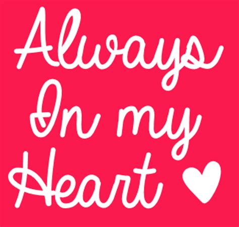 Always In My Heart Font by ByTheButterfly | FontSpace