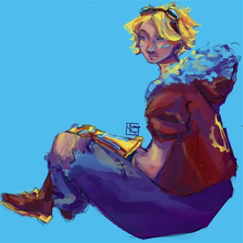 ezreal by saatrw on DeviantArt