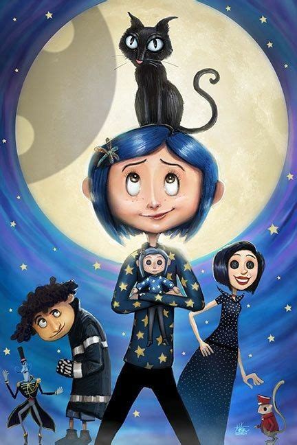 Pin by 🌸 DΣΔ 🌸 on Coraline 💙 | Coraline art, Coraline drawing, Coraline movie